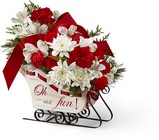 The FTD Holiday Traditions Bouquet from Backstage Florist in Richardson, Texas